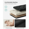 thumbnail image 4 of SONGMICS 30" Storage Ottoman Bench Hold up to 660lbs Bedroom Ottoman Bench Enough Storage for Bedroom Entryway Living Room Black, 4 of 6
