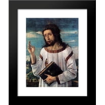 Christ Blessing 20x24 Framed Art Print by Bellini, Giovanni