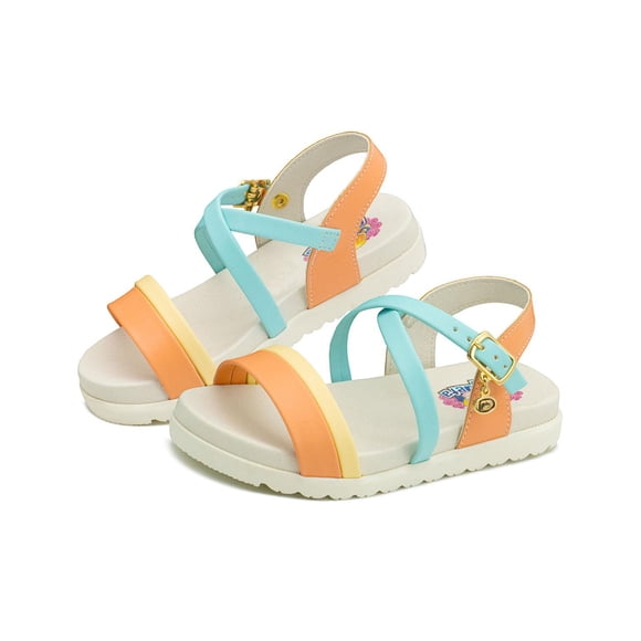 Sandalia Coqueta Casual Niña Antiderrapante Naranja 15