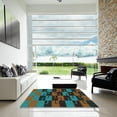 thumbnail image 6 of Ahgly Company Indoor Rectangle Patterned Sea Green Novelty Area Rugs, 5' x 8', 6 of 6