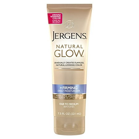 Jergens Natural Glow + Firming Daily Moisturizer Fair to Medium, 7.5 Fl (Best Way To Use Jergens Natural Glow)