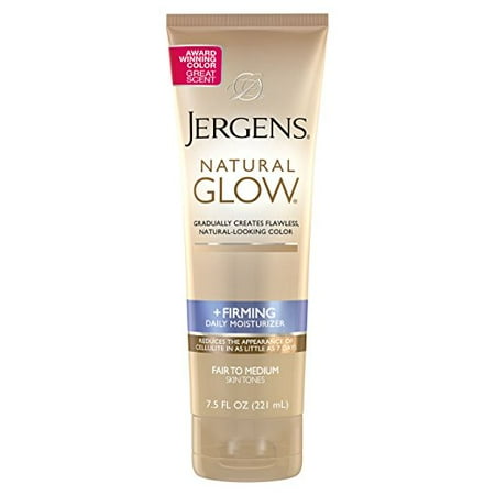 Jergens Natural Glow + Firming Daily Moisturizer Fair to Medium, 7.5 Fl Oz
