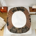 thumbnail image 5 of Feelyou Jungle Wildlife Wolf Twin Sheet Sets, Brown Rustic Cabin Bedding, 3 Pieces, 5 of 7