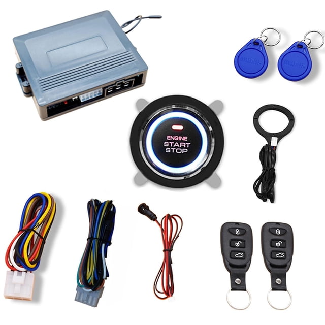 Control remoto inalámbrico del automóvil en Rfid Una tecla para iniciar el recordatorio del sistema
