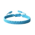 thumbnail image 1 of Wartleves Pulseras de la amistad azules para mujer Pulseras de cordón ajustable hechas a mano, 1 of 7