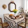 thumbnail image 3 of Farmhouse Table Cloth Waterproof Tablecloths, Country Star Berry Plaid Lodge Grey Brown Tablecloth Dining Table Cover for Kitchen Party Tabletop Outdoor, Square Tablecloth 60x60 Inch, 3 of 9