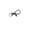 1 1/2-Inch, variant on 5/8 Inch D Ring Swivel Snap Hook - Silver - 5 Pack
