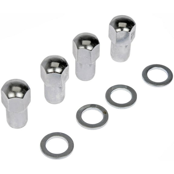 Dorman 711-503 Wheel Lug Nut for Specific Models, Chrome (Pack of 4) Fits select: 2002-2011 DODGE RAM 1500, 1994-2011 DODGE RAM 2500