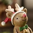 thumbnail image 2 of Figurine Miniature en Résine 1PC Mini Figurines de Noël Statue de Cerf Santa Claus Craft, 2 of 9