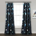 thumbnail image 1 of Universe Room Darkening Window Curtain Panels Navy 52X84 Set, 1 of 2