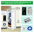 thumbnail image 2 of Fingerprint Access Control System Door Lock, IP68 Fully Waterproof Electric Lock Set For Home Safe, Outdoor ,More Secure, 2 of 7