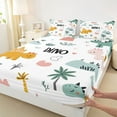 thumbnail image 3 of Castle Fairy Child Boys Girls Kawaii Animal Dino Twin Sheet Sets,Cute Dinosaur Bedding, 3 of 7