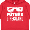 thumbnail image 3 of Inktastic Future Lifeguard Sunglasses Toddler Hoodie, 3 of 4