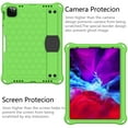 thumbnail image 2 of ELEHOLD Kids Case for iPad 10th Gen 10.9" 2022, Honeycomb Texture EVA Cover with Wristband Handstrap Pencil Holder Crossbody Shoulder Strap Shockproof Rugged Case for iPad 10th 2022,Green, 2 of 6