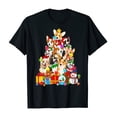 thumbnail image 1 of Puntoco mujeres hombres o-cuello manga corta Feliz Navidad dibujos animados estampado familia top camiseta Puntoco Puntoco-8599, 1 of 4