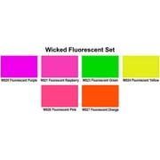Createx Wicked Color Set, 6-Colors, Fluorescent