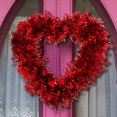 thumbnail image 3 of Adorno de guirnalda de corazón FLhrweasw colgante de 30cm decoración del Día de San Valentín, 3 of 7