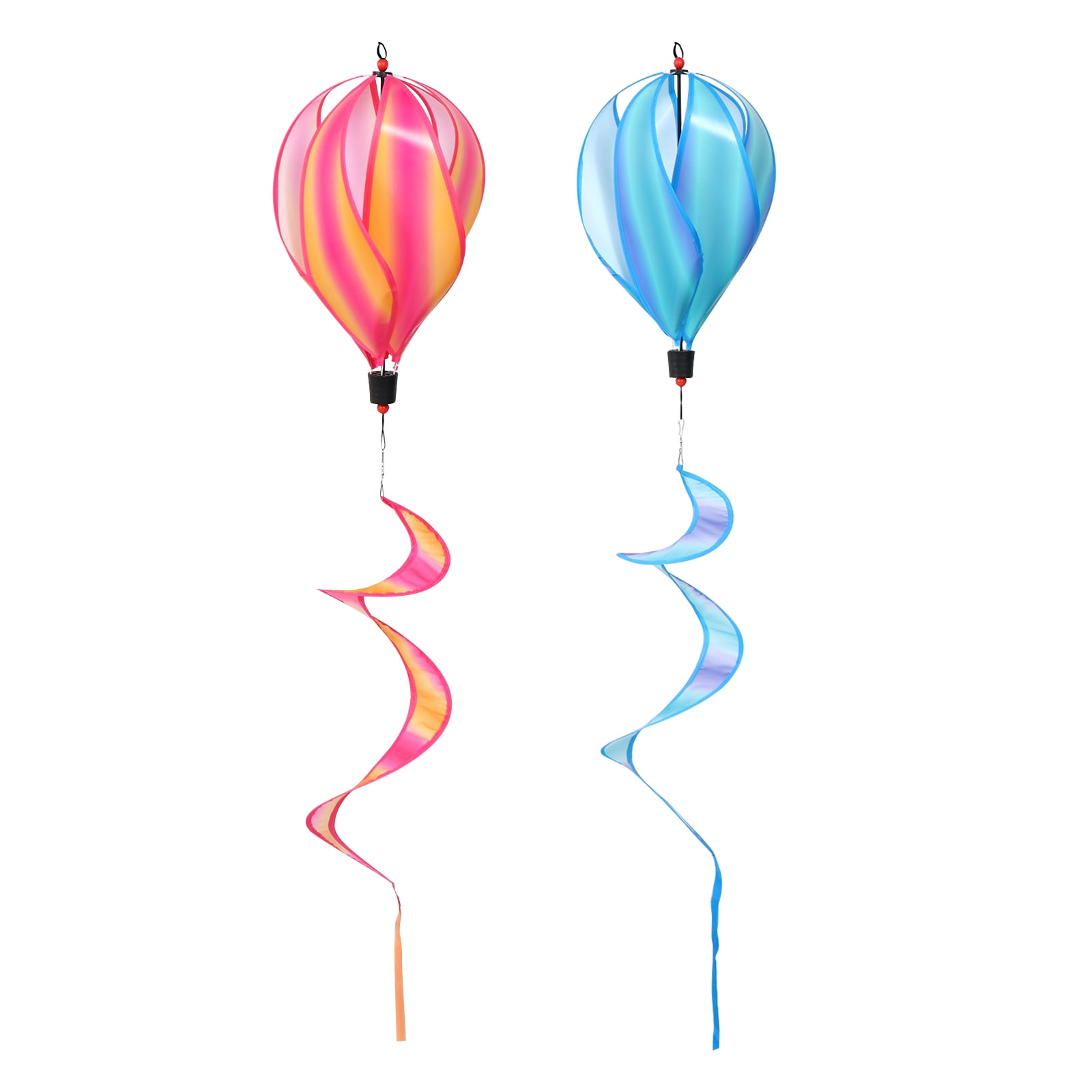 Balloon Hot Air Wind Spinners Hanging Rainbow Windsock Spiral Windmill