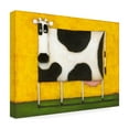 thumbnail image 4 of Trademark Fine Art 'Yellow Cow' Canvas Art by Daniel Patrick Kessler, 4 of 4