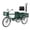 Green, variant on YAHHU Miniature Alloy Retro Three Wheel Flatbed Truck Metal Tricycle Model Toy Vintage Car Home Decoration Green 9.4 inches / 23.8 cm