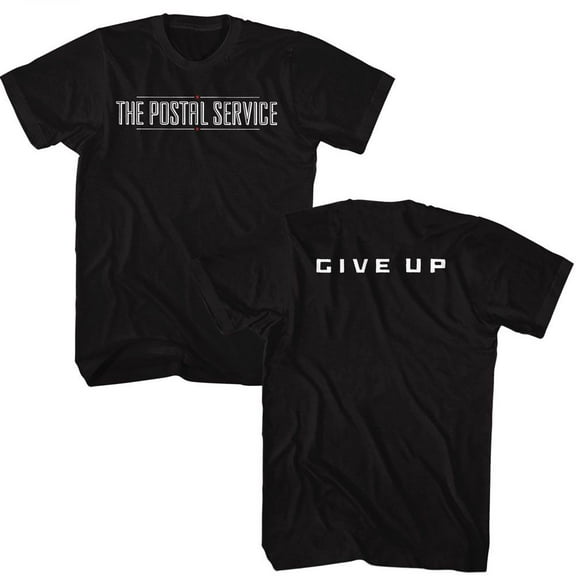 The Postal Service Give Up Black Adult T-Shirt
