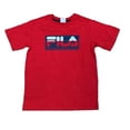 thumbnail image 2 of Fila Boy's Fila Box Stacked Logo T-Shirt, 2 Pack, Red/Black, L14/16, 2 of 3