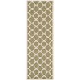 thumbnail image 1 of Safavieh Courtyard Green Indoor Outdoor Rug - Runner 2'3" x 6'7", 1 of 1