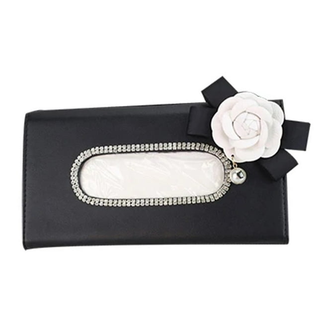 1 Pcs Crystal Tissue Boxes with Disposable Napkins Tissue Boxes Car Accessories Tissue Boxes Car Decoration Auto Accessorie