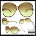 thumbnail image 2 of SA106 Womens Extra Oversized Round Exposed Lens Butterfly Sunglasses / Beige Green Frame - Brown Green Lens, 2 of 8