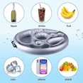 thumbnail image 4 of 2-in-1 Drink And Snack Holder, Inflatable Cup Holder Floating, 4 of 5