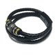 thumbnail image 4 of Pulsera de cuero trenzado para mi nieto/hijo, siempre estaré contigo, pulsera elástica con cuentas trenzadas para hombre, regalo significativo, 4 of 4