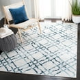 thumbnail image 2 of SAFAVIEH Isabella Trena Trellis Area Rug, Ivory/Turquoise, 9' x 12', 2 of 7