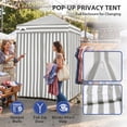 thumbnail image 5 of EAGLE PEAK Flex Ultra Compact 5x5 Pop-up Changing Room Canopy (Gray/White), 5 of 10