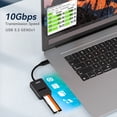 thumbnail image 4 of Carcasa para SSD M.2 NVME de 10 Gbps, Adaptador NVME PCIE M2 Tipo C, Sin Herramientas, Compatible con Claves M y BM 2230/42/60/80, 4 of 5