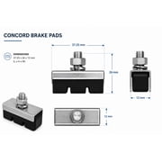 Concord Replacement Bicycle Brake Pads
