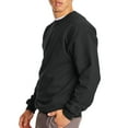 thumbnail image 2 of Hanes Chandail à Col Rond pour Adulte en Coton Ultime, S, Noir, 2 of 8