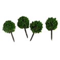 thumbnail image 2 of 50 Pieces Ball Shaped Model Trees DIY Landscape Scenery Model Train Scenery 1:150 N Scale Green, 2 of 8