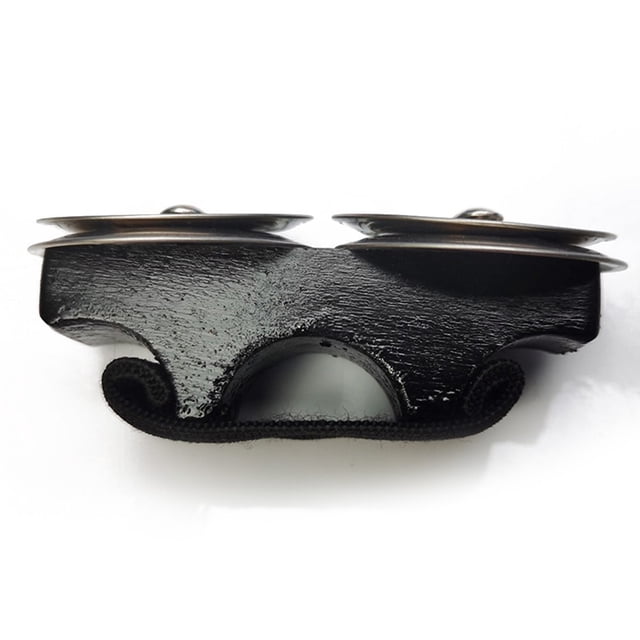 Mosiee Finger Jingles Tambourine Steel Jingles Handheld Percussion For Various Musical Settings For Cajon Hand Drum