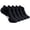 🔥 Black, variant on 5 Pairs Solid Color Thick Warm Breathable Outdoor Sports Socks For Women, Sweat Wicking Stretch Athletic Hosiery, Versatile Comfort Foot Stockings For Hiking Gym Running All Season Daily Workout