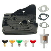 099981133080 Air Filter Cover Assembly with 5pcs Pressure Washer Nozzle Tips for RY802900 2900PSI Pressure Washer