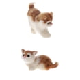 thumbnail image 1 of Modelos de animales de gato realistas Muñecos de gato realistas de peluche de juguete, 1 of 9