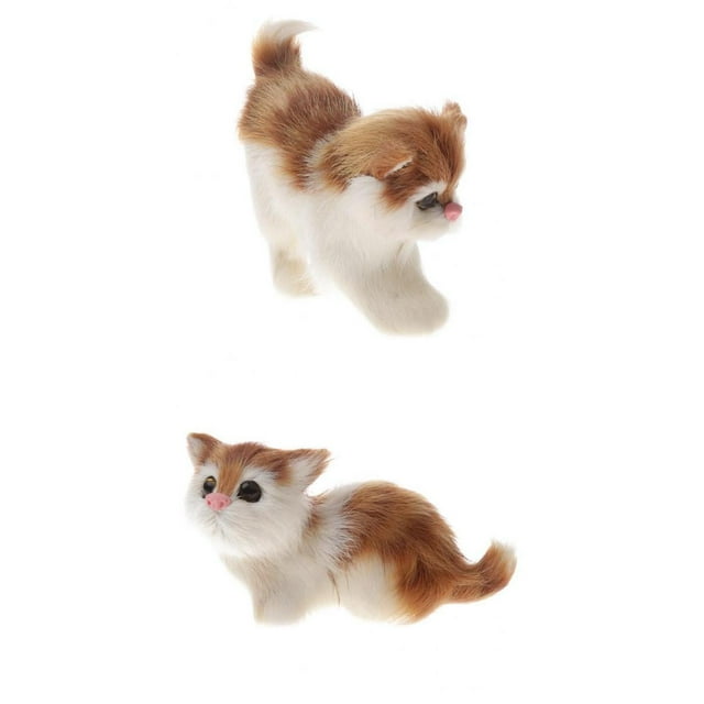 Modelos de animales de gato realistas Muñecos de gato realistas de peluche de juguete