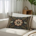 thumbnail image 6 of Boho Green Flowers Throw Pillow Cover 20 x 36 Inch Decorative Pillow Cover Modern Bohemia Botanical Mushroom Lumbar Pillowcase Seasonal Rectangle Cushion Case for Couch Sofa Bed Living Room, 6 of 9