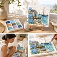 thumbnail image 3 of Timeless American Destinations Sea Glass Art Kit, DIY Mosaic Craft Kit with Colorful Glass Stones, Coastal Art Project for Adults and Beginners, Handmade Decorative Wall Art Gift, 3 of 4