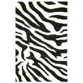 thumbnail image 5 of SAFAVIEH Soho Emery Striped Wool Area Rug, White/Black, 5' x 8', 5 of 9