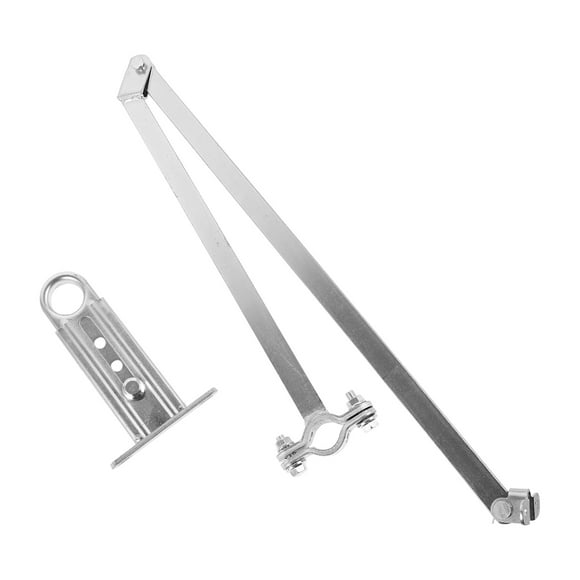 RUNROTOO 1 Set Window Crank Hardware Stainless Steel Silver for Office Use Manual Operation