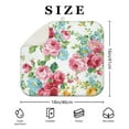 thumbnail image 4 of Pioneer Flower Floral Print Pattern Dish Drying Mat for Kitchen 1 Pack, Ultra Absorbent Microfiber Dishes Drainer Mats,16"x18", 4 of 6
