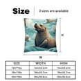 thumbnail image 5 of Sea Lion Throw Pillow Covers Set of 2 with Unique Patterns | Chair Pillow Covers in 16x16, 18x18, 20x20 inches | Pillow Inserts Included |for Every Occasion, 5 of 6