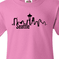 thumbnail image 4 of Inktastic Seattle Skyline Youth T-Shirt, 4 of 5