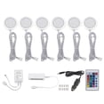 thumbnail image 1 of Amdohai 6pcs 12V RGB 7 Colors LED Caravan Interior Lighting Roof Ceiling Light with 24 Key Remote Control For Camper RV Trailer Boat Van, 1 of 8